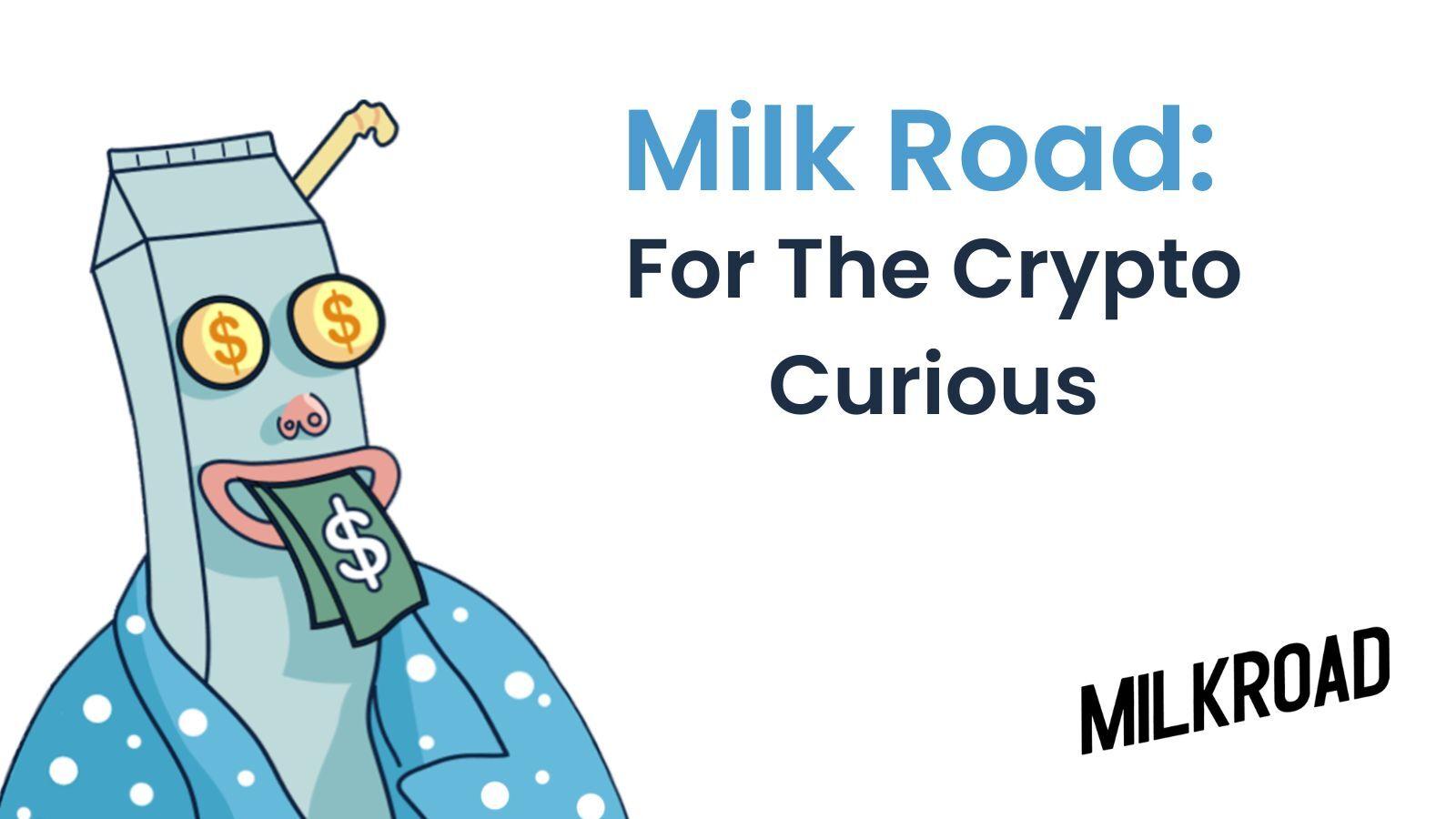 Milk Road：加密货币市场新星崭露头角，发展速度超越互联网